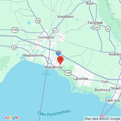 Map to  office in Mandeville, LA