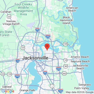 Map to  office in Jacksonville, FL