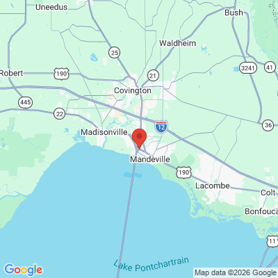 Map to  office in Mandeville, LA