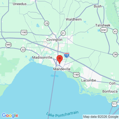 Map to  office in Mandeville, LA