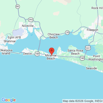 Map to  office in Miramar Beach, FL