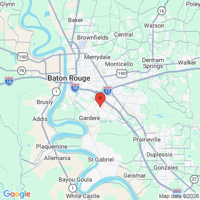 Map to  office in Baton Rouge, LA