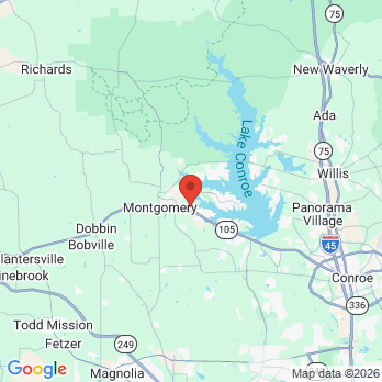 Map to got grins: Pediatric Dentistry & Orthodontic Specialists office in Montgomery, TX