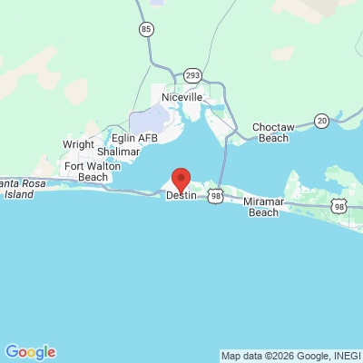 Map to  office in Destin, Okaloosa County