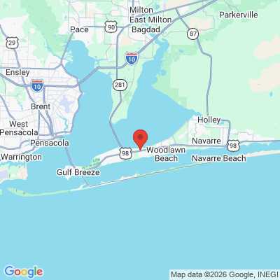 Map to  office in Gulf Breeze, FL