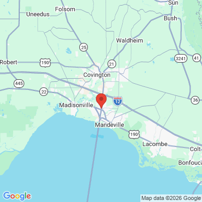 Map to  office in Mandeville, LA