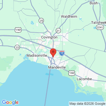 Map to Grand Family Dentistry office in Mandeville, LA