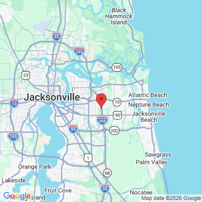 Map to  office in Jacksonville, FL