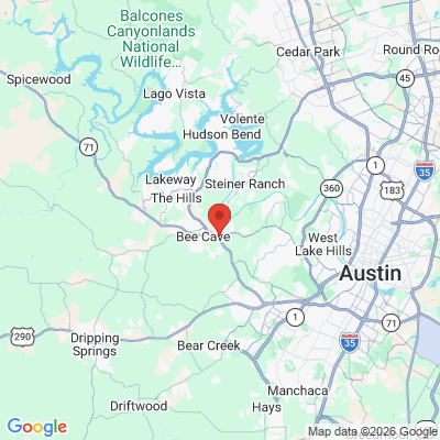 Map to  office in Bee Cave, TX