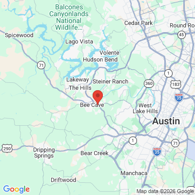 Map to  office in Bee Cave, TX