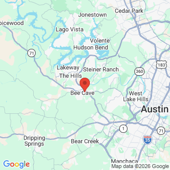 Map to C & C DENTISTRY office in Bee Cave, TX