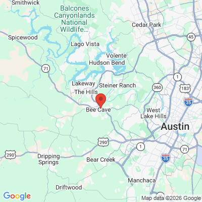Map to  office in Bee Cave, TX