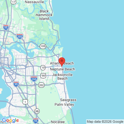 Map to  office in Neptune Beach, FL