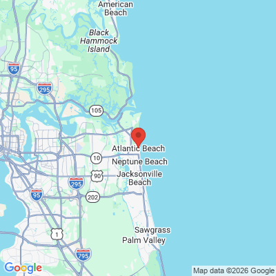 Map to  office in Atlantic Beach, FL