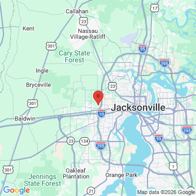 Map to  office in Jacksonville, FL