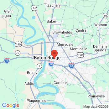 Map to LoveMyDentures & General Dentistry office in Baton Rouge, LA