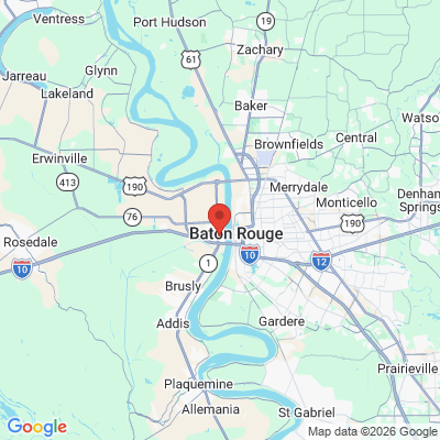 Map to  office in Port Allen, LA