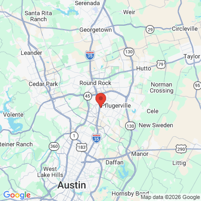 Map to  office in Pflugerville, TX