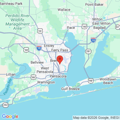 Map to  office in Pensacola, FL