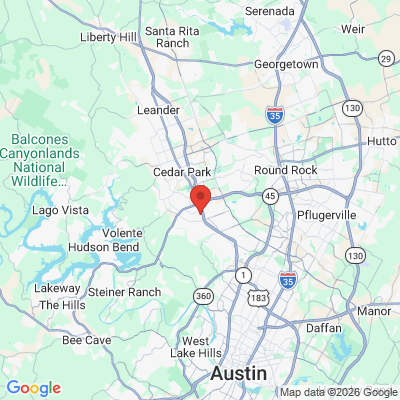 Map to  office in Austin, TX