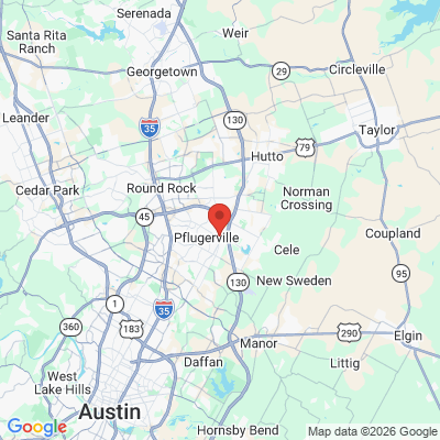 Map to  office in Pflugerville, TX