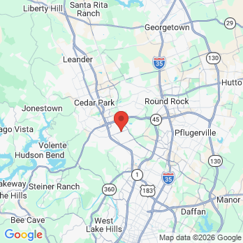 Map to Dazzle Dental office in Austin, TX