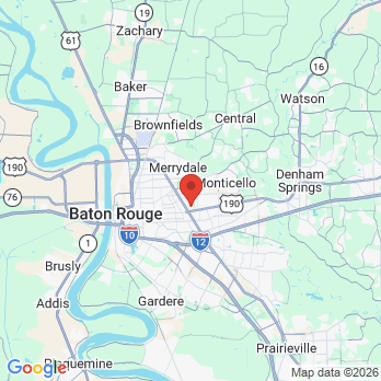 Map to PopUp Smiles Baton Rouge office in Baton Rouge, LA