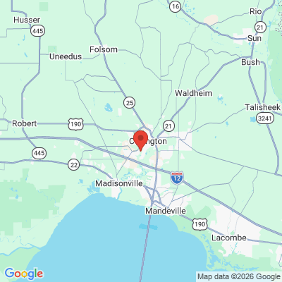 Map to  office in Covington, LA