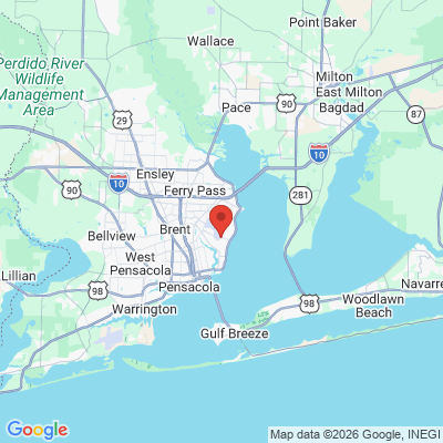 Map to  office in Pensacola, FL