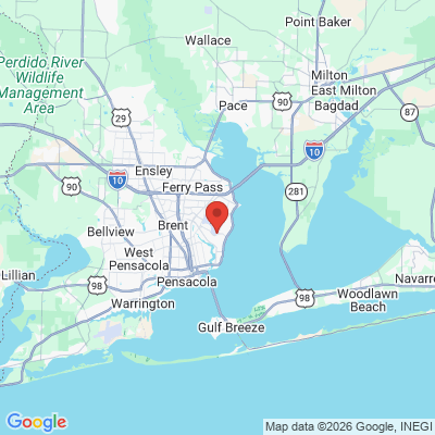 Map to  office in Pensacola, FL