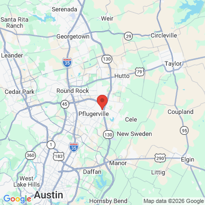 Map to  office in Pflugerville, TX
