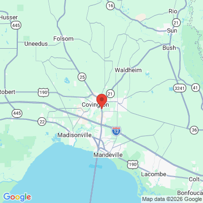 Map to  office in Covington, LA