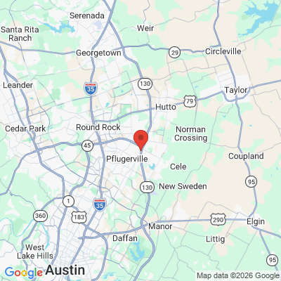 Map to  office in Pflugerville, TX