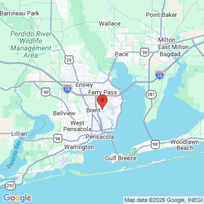 Map to  office in Pensacola, FL
