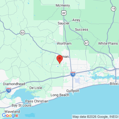 Map to  office in Gulfport, MS