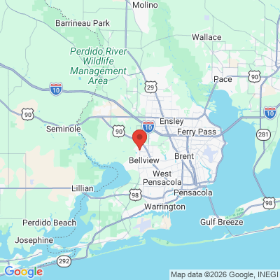 Map to  office in Pensacola, FL