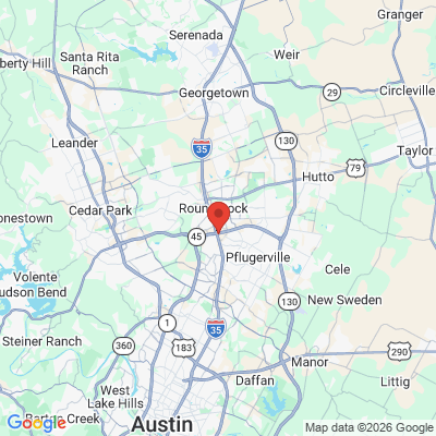 Map to  office in Round Rock, TX