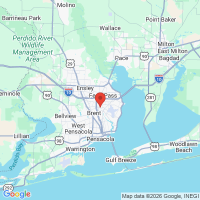 Map to  office in Pensacola, FL