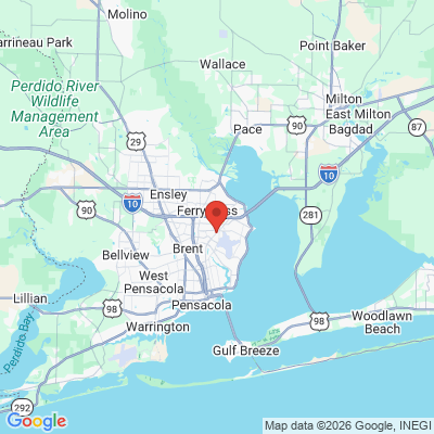 Map to  office in Pensacola, FL