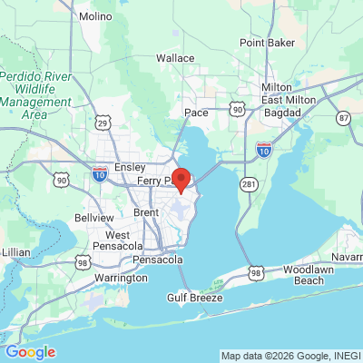 Map to  office in Pensacola, FL