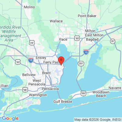 Map to  office in Pensacola, FL