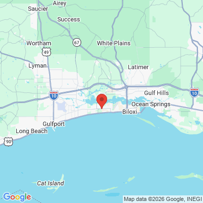 Map to  office in Biloxi, MS
