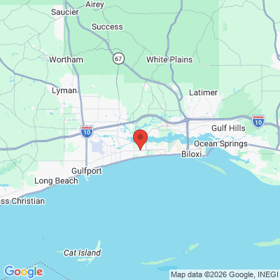Map to  office in Biloxi, MS