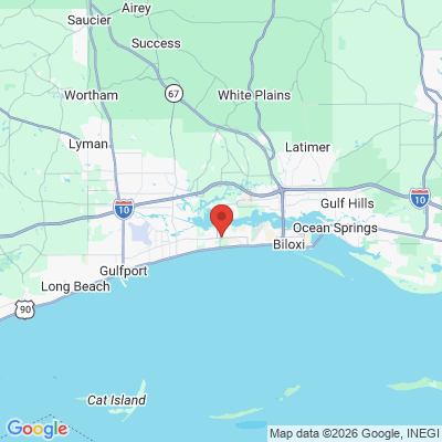 Map to  office in Biloxi, MS