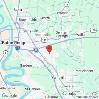 Map to Grand Family Dentistry office in Baton Rouge, LA