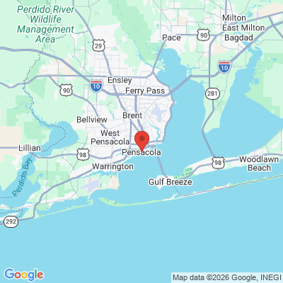 Map to  office in Pensacola, FL