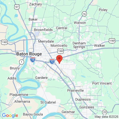 Map to  office in Baton Rouge, LA