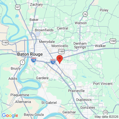 Map to  office in Baton Rouge, LA