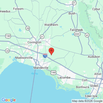 Map to  office in Mandeville, LA