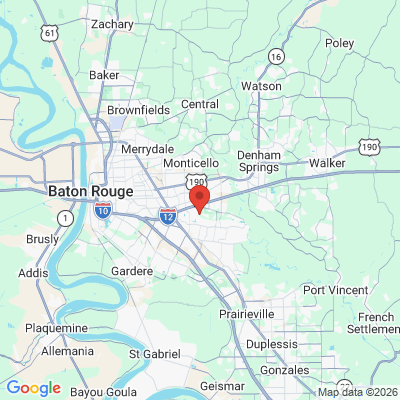 Map to  office in Baton Rouge, LA